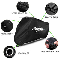 Housse moto pour Honda CRF1100L Africa Twin, Oxford noir ou argent, imperméable, anti-UV, tailles S à 4XL