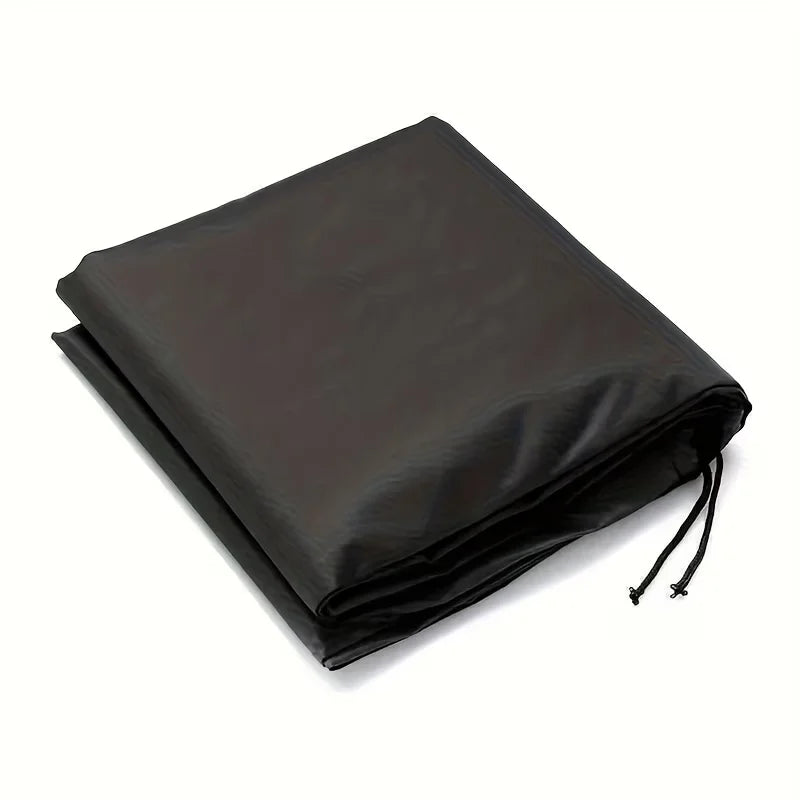 Bâche de piscine hors sol rectangulaire noire en polyester, 230x160 à 460x230 cm