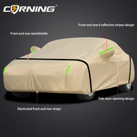 Housse voiture extérieur Oxford imperméable anti-UV et anti-neige, berline et SUV, 3 coloris