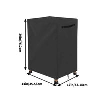 Housse pour petit rack à bûches Oxford 600D imperméable avec poignée, 43 x 36 x 76 cm
