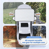 Protection pare-brise voiture givre et neige, imperméable, 2 tailles avec ou sans aimants