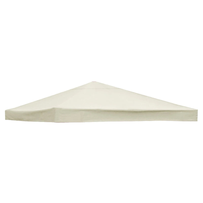 Toit de tonnelle 3x3 m, 1 ou 2 niveaux, vert ou beige, structure non incluse