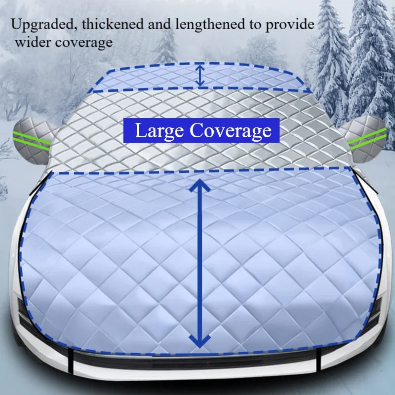 Protection pare-brise et capot voiture à 5 couches, imperméable et anti-neige, 3 versions