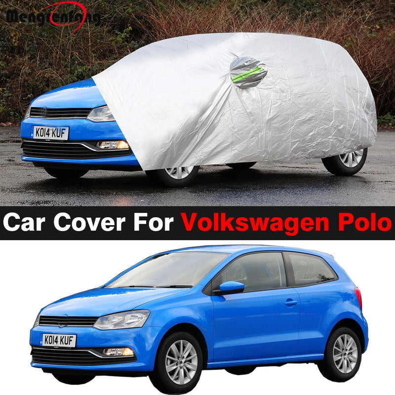 Housse voiture pour Volkswagen Polo 1994-2025 en polypropylène 170T, anti-UV et coupe-vent