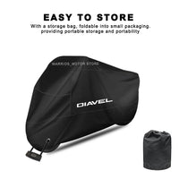 Housse moto pour Ducati Diavel 2011-2015, imperméable, élastique, sac de rangement