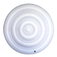Housse de spa gonflable ronde blanche 145 cm en PVC, pliable, protection pluie et vent