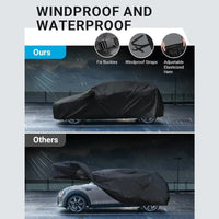 Housse de voiture pour Mini Cooper 2002-2024, imperméable, anti-UV, taffetas polyester, coupe-vent