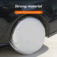 Housse de roue imperméable pour pneu de 74 à 81 cm, argent ou noir