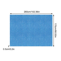 Bâche à bulles piscine rectangulaire, 3 tailles de 220 x 150 à 300 x 200 cm