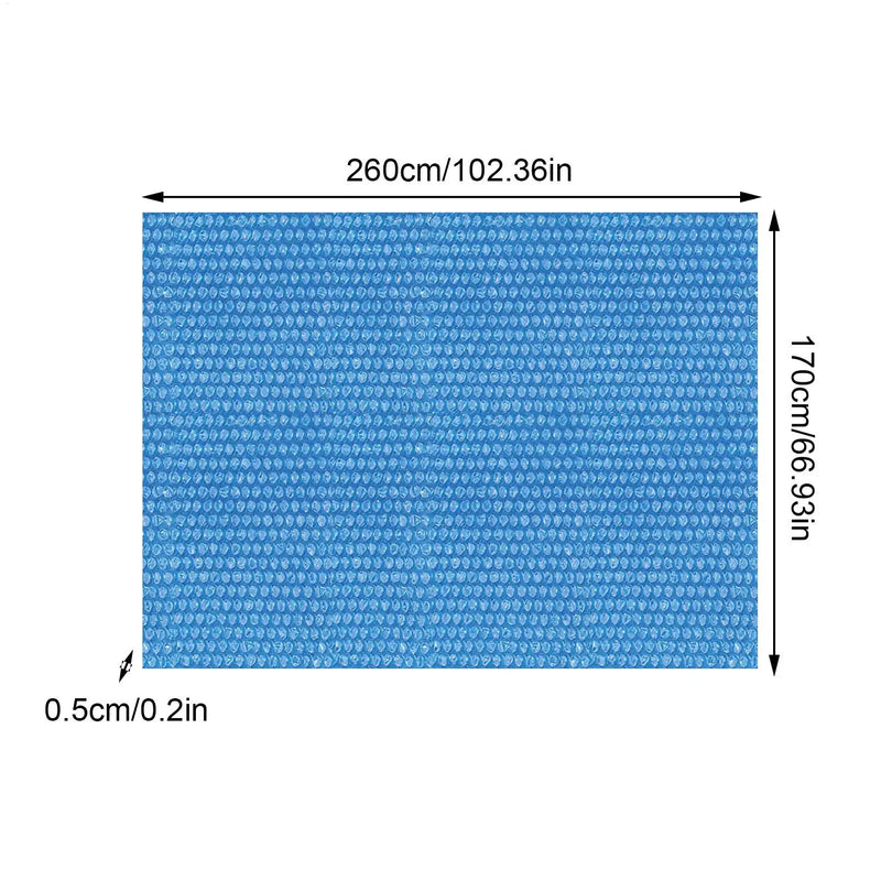 Bâche à bulles piscine rectangulaire, 3 tailles de 220 x 150 à 300 x 200 cm