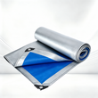 Bâche étanche avec œillets en polyéthylène, bleue ou verte, de 2 x 3 à 4 x 5 m