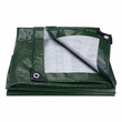 Bâche PE verte imperméable à œillets renforcés, 2x3 m, 3x3 m ou 3x4 m