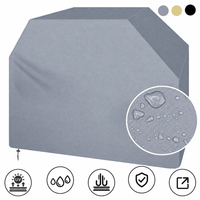 Housse de barbecue à gaz 147 x 61 x 122 cm en Oxford 190D imperméable