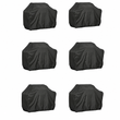 Housse barbecue gril à gaz imperméable, double couture, Oxford polyester enduit d'argent, 8 tailles