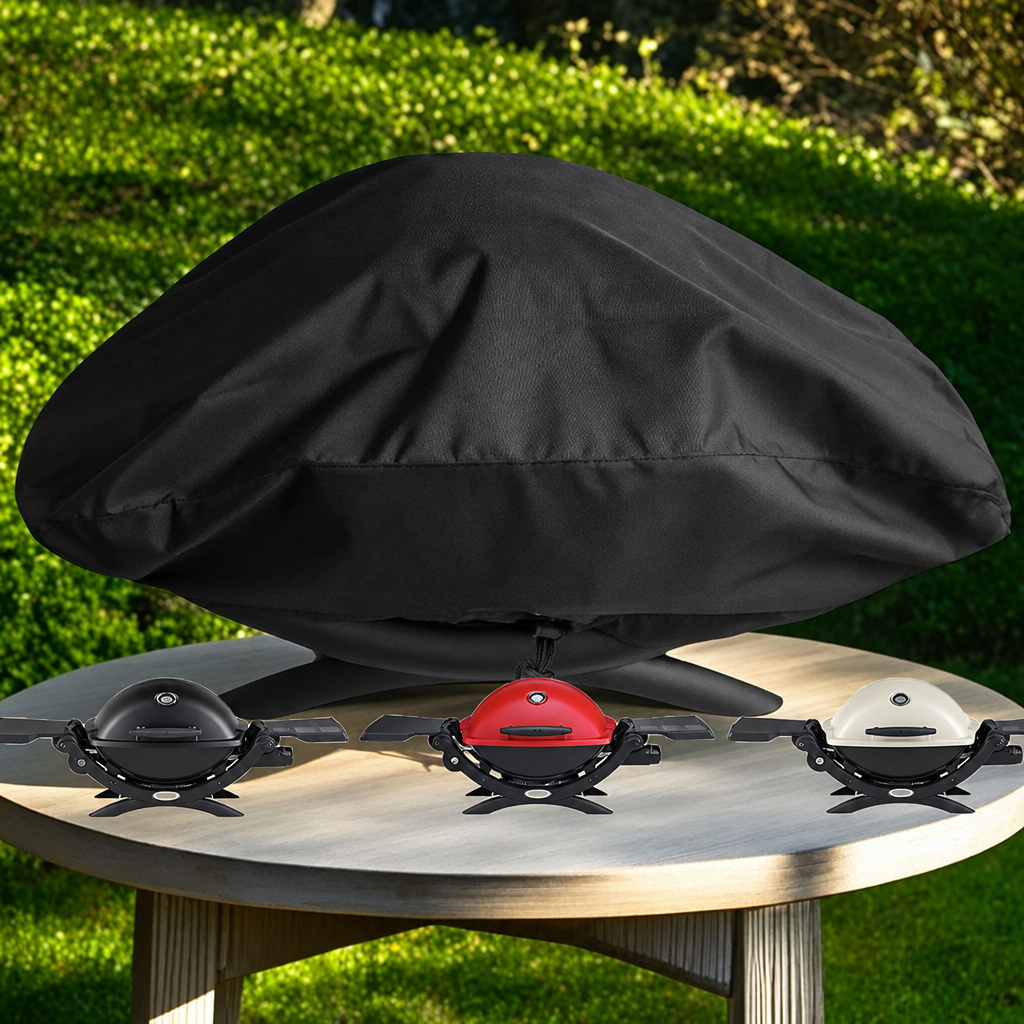 Housse de barbecue portable en polyester imperméable, anti-poussière et anti-soleil, 68 x 44 x 32 cm