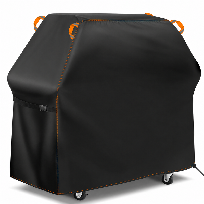 Housse barbecue universelle imperméable en Oxford avec ourlet réglable, 5 tailles de 122 à 190 cm