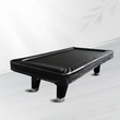 Housse billard cuir PU noir ajustée, imperméable, intérieur et extérieur, table de 9 pieds (2,7 m)