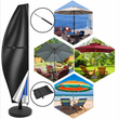 Housse de parasol droit ou déporté imperméable en Oxford 210D avec tige télescopique, 170 à 280 cm