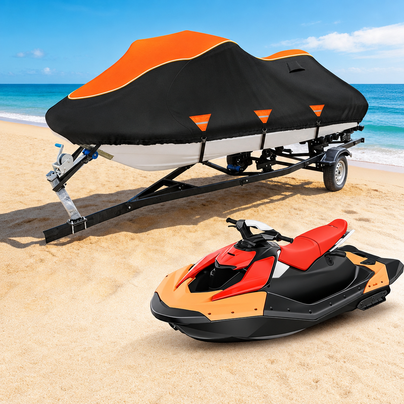 Housse jet ski pour Sea-Doo Spark et Trixx 2 ou 3 places 2014-2024, Oxford 420D