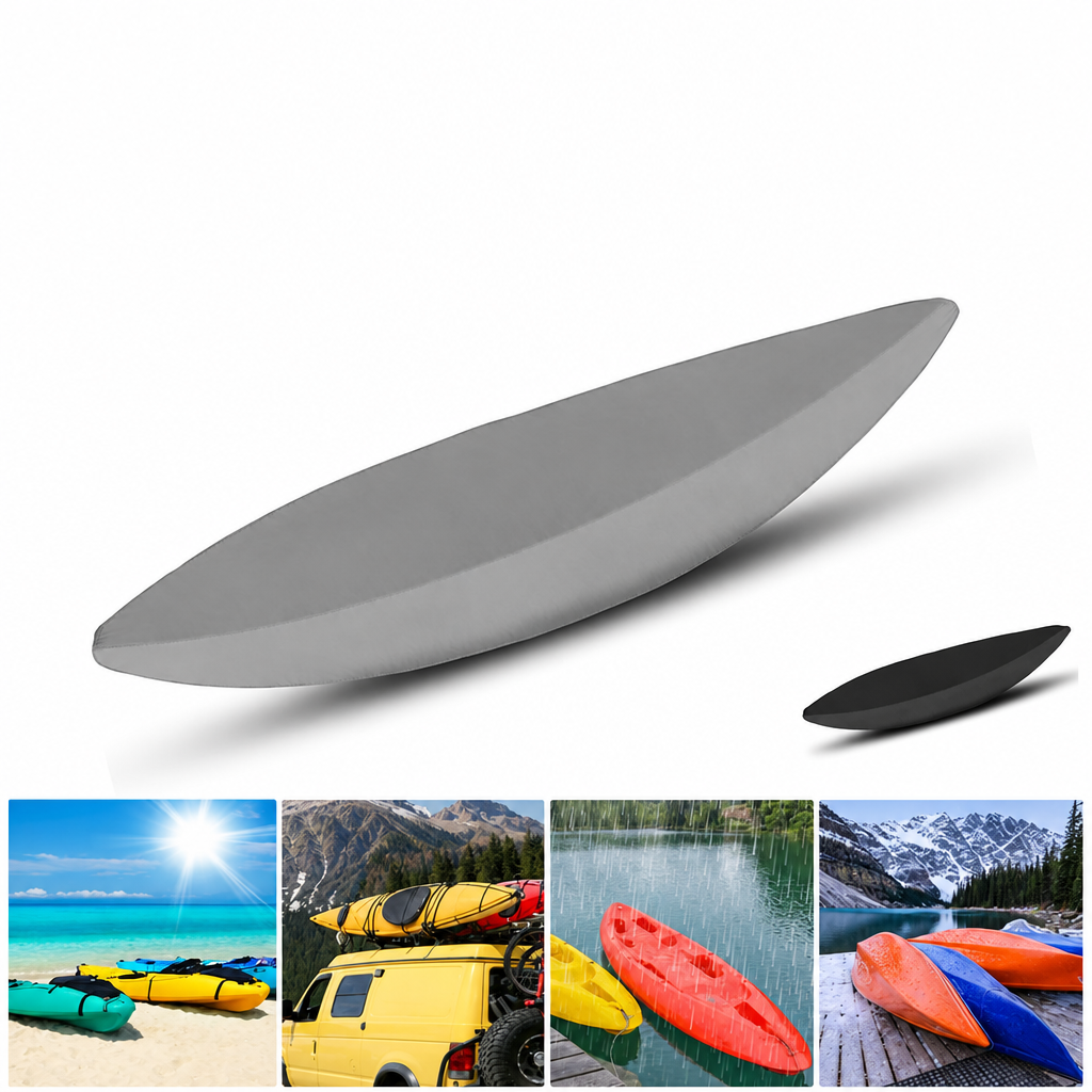 Housse de kayak imperméable anti-UV en tissu Oxford, pour kayak de 2,1 à 6 m