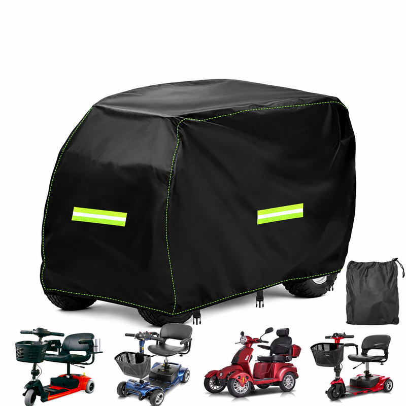 Housse de protection pour scooter de mobilité, Oxford 210D imperméable, 4 tailles