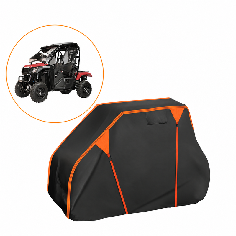 Housse UTV pour Honda Pioneer 500, Oxford 210D-PU imperméable, 270 x 127 x 180 cm