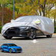 Housse voiture pour Audi A5 Coupé et Sportback 8W6, polyester 270T argent, anti-neige