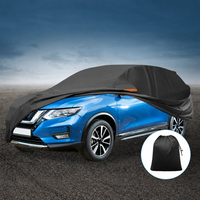 Housse voiture pour Citroën C3 2002-2023, noire, Oxford 300D, imperméable, tous temps