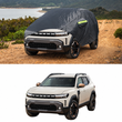 Housse voiture pour Dacia Duster 2010-2026, noire, polyester 190T, imperméable, anti-UV, tous temps