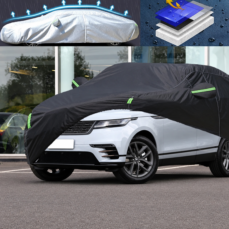 Housse voiture pour Land Rover Range Rover Velar, imperméable, anti-UV et anti-poussière, tissu Oxford épaissi