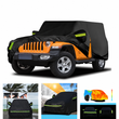Housse voiture pour Jeep Wrangler 2 portes 1987-2025, imperméable, sangles coupe-vent, 440 x 190 x 150 cm
