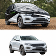 Housse voiture SUV compact noire imperméable et anti-UV, 435 x 184 x 160 cm