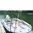 Poteau de support de bâche de bateau télescopique en aluminium, 69 à 126 cm