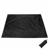 Tapis de camping imperméable Oxford double face 210 x 150 cm, pliable