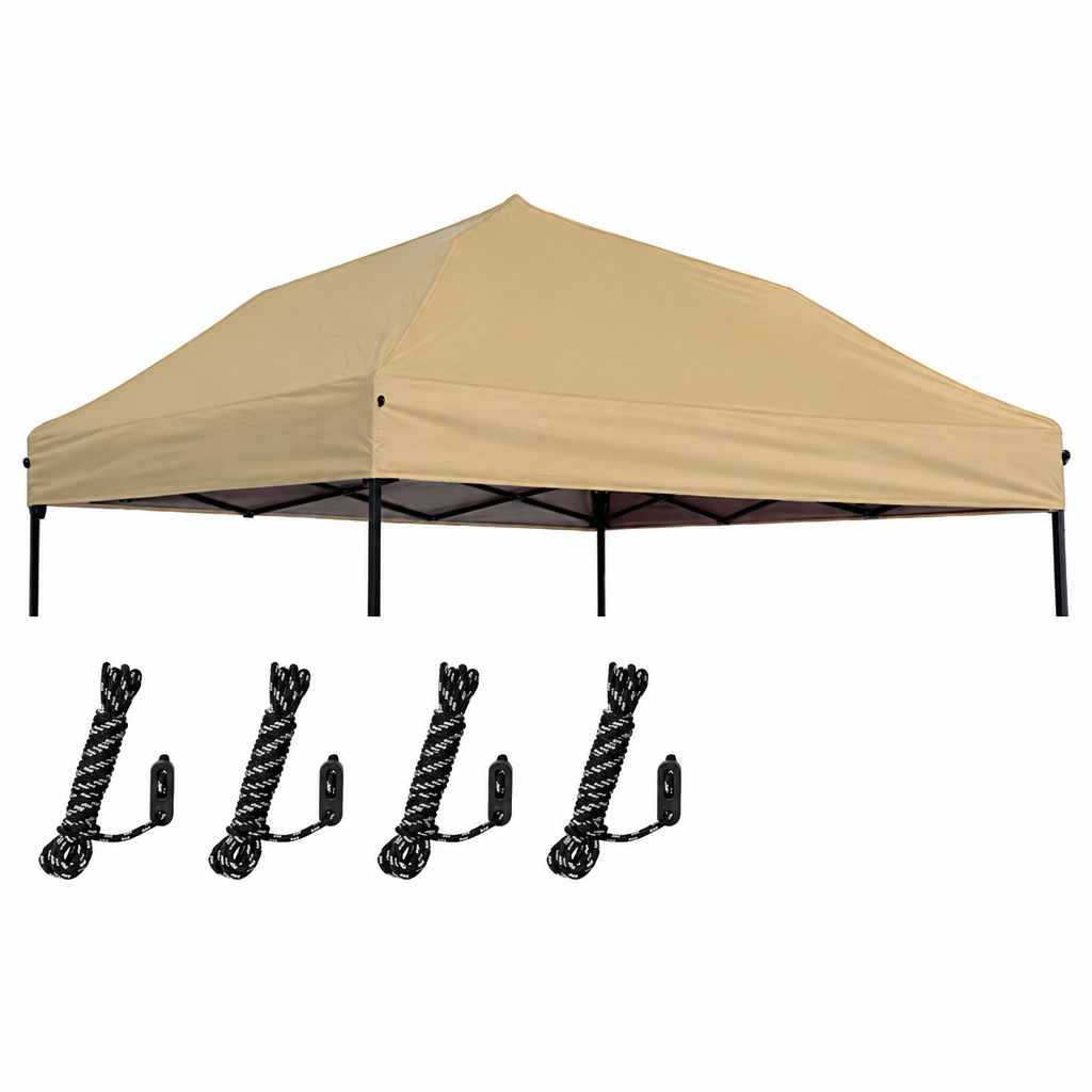 Toit de remplacement pour tonnelle pliante 3 x 3 m, Oxford imperméable, 6 coloris